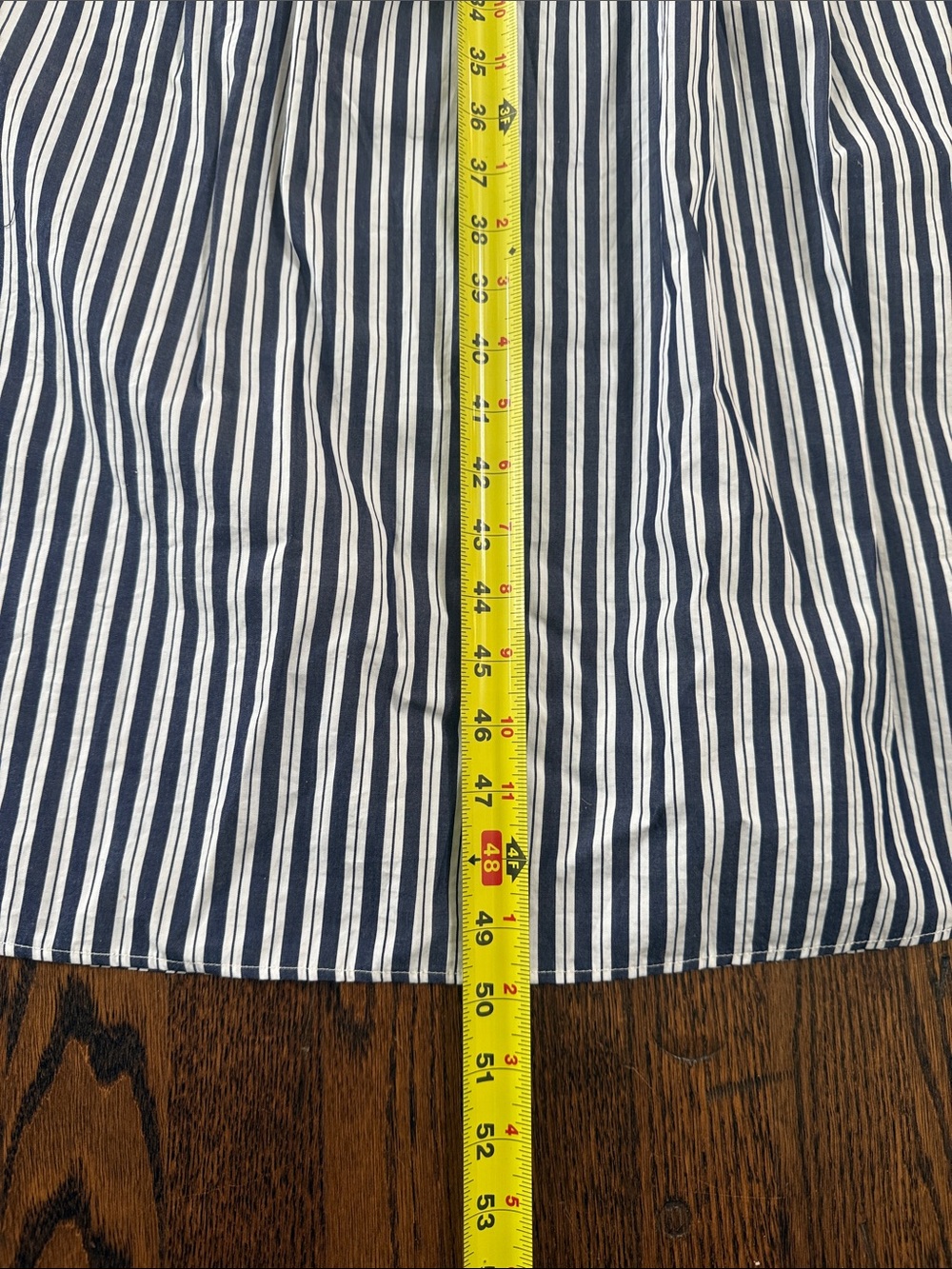 Hill House Navy and White Striped Smocked Maxi Sundress - Picture 6 of 6